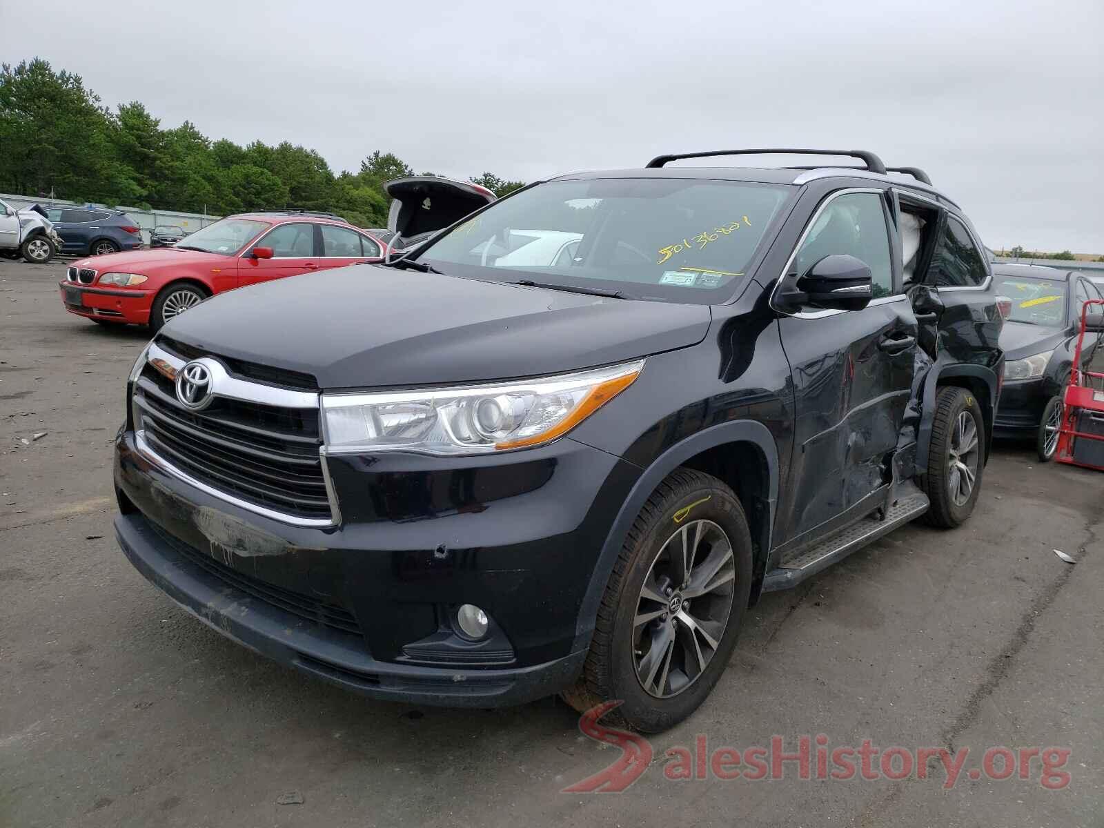 5TDJKRFH7GS353410 2016 TOYOTA HIGHLANDER