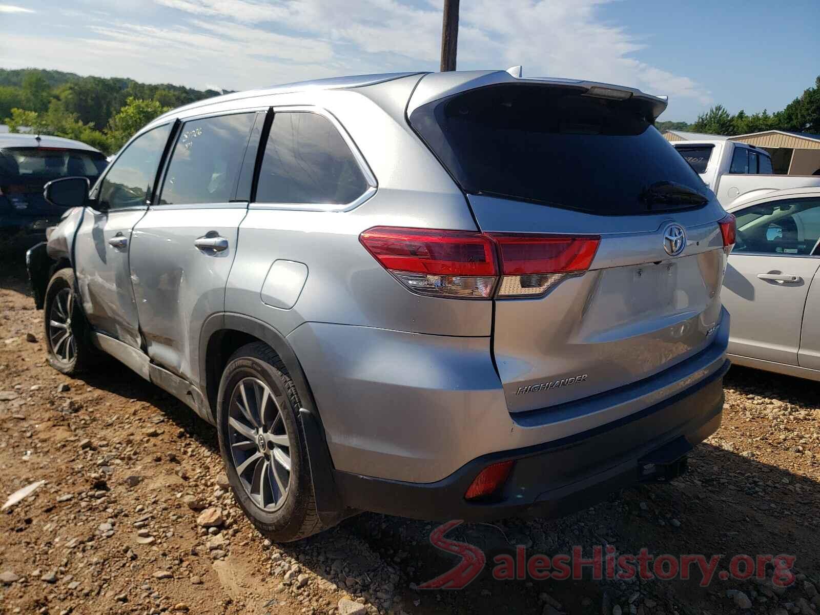 5TDJZRFH6KS990261 2019 TOYOTA HIGHLANDER