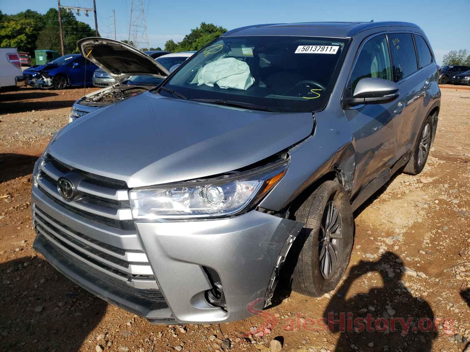 5TDJZRFH6KS990261 2019 TOYOTA HIGHLANDER