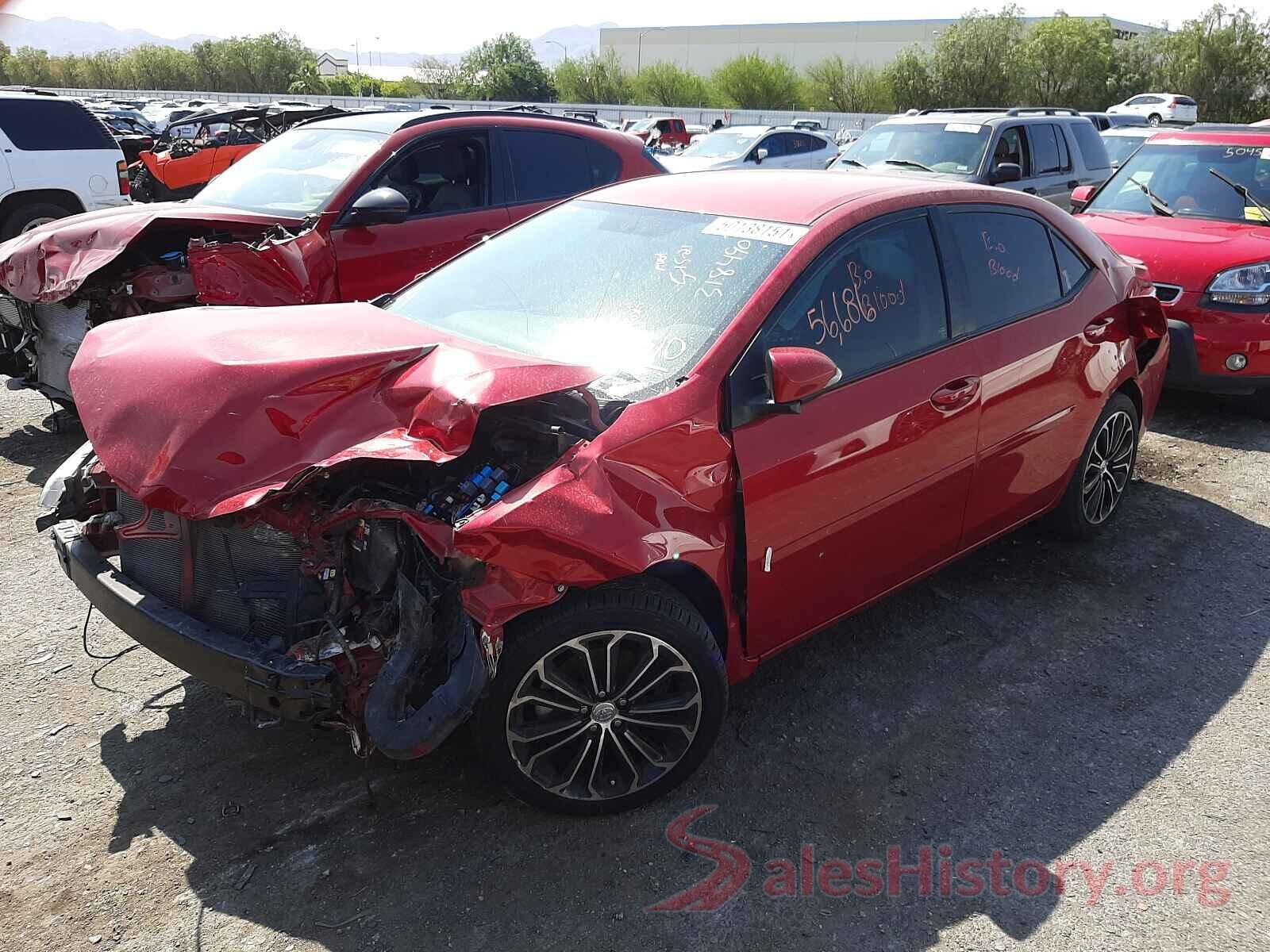 2T1BURHE8GC735794 2016 TOYOTA COROLLA