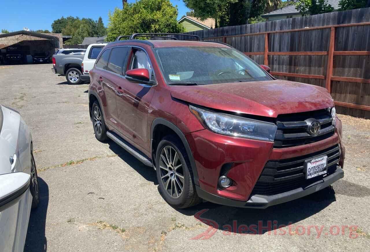 5TDJZRFH3JS534376 2018 TOYOTA HIGHLANDER