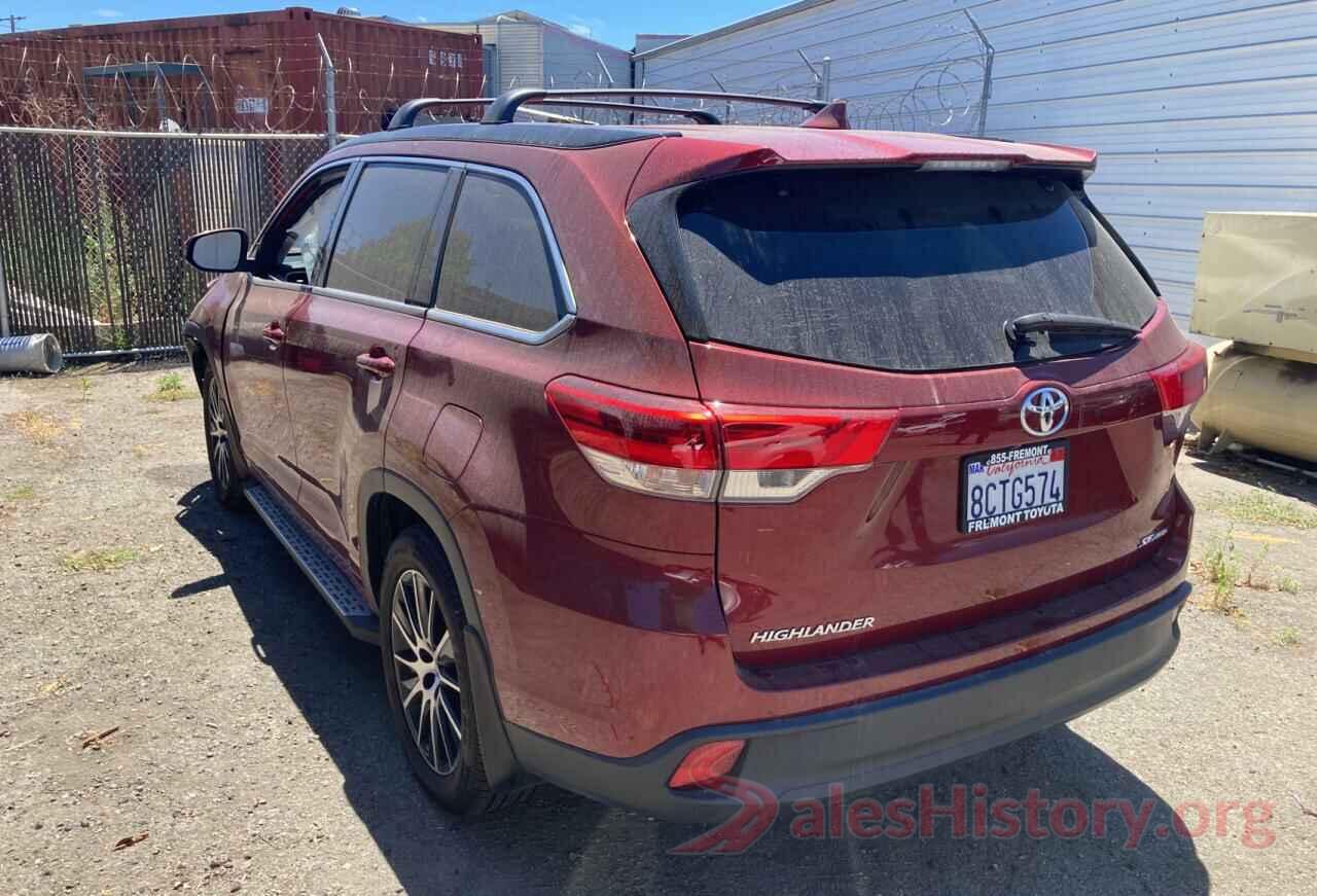 5TDJZRFH3JS534376 2018 TOYOTA HIGHLANDER