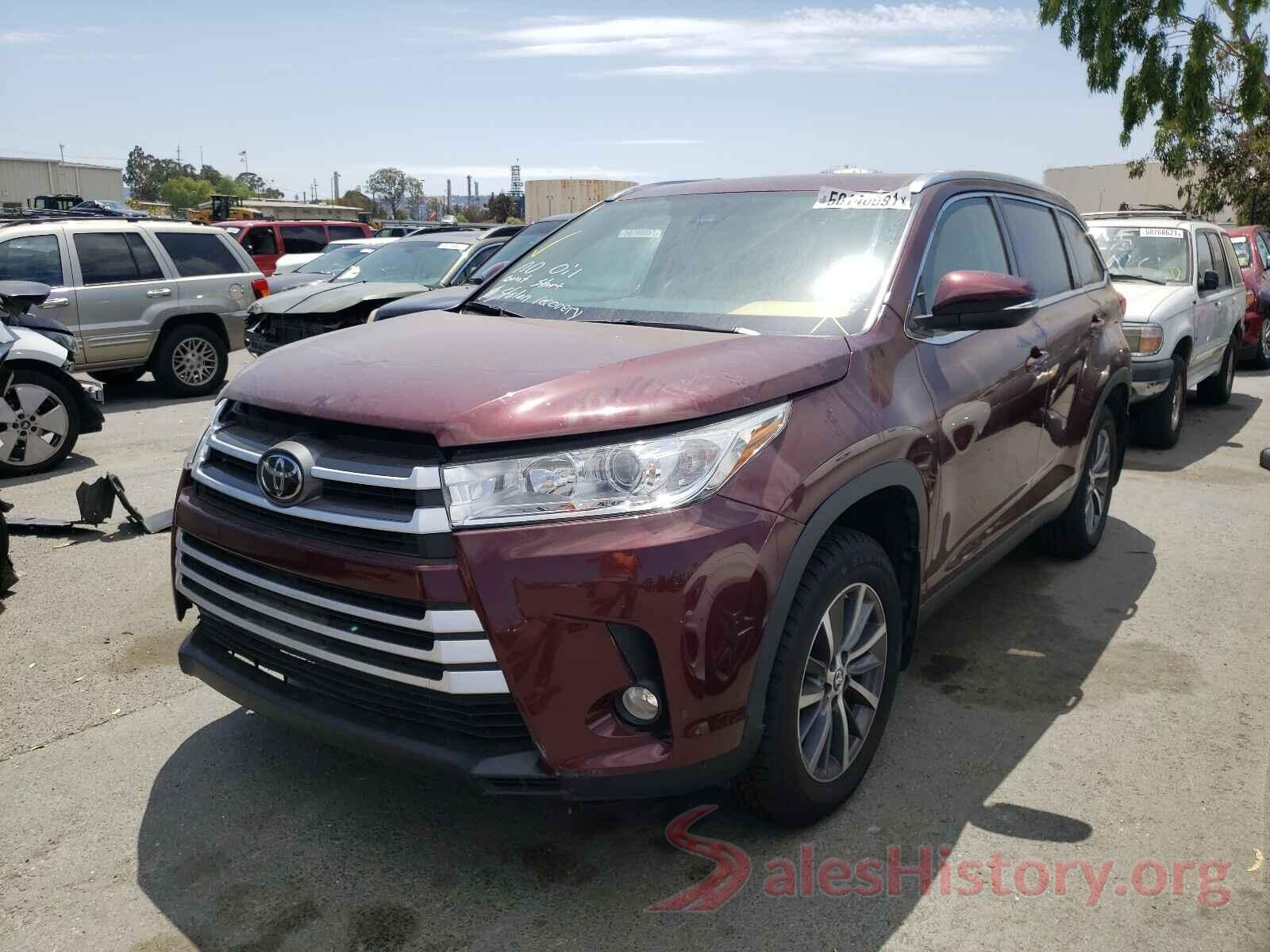 5TDJZRFH5KS919519 2019 TOYOTA HIGHLANDER