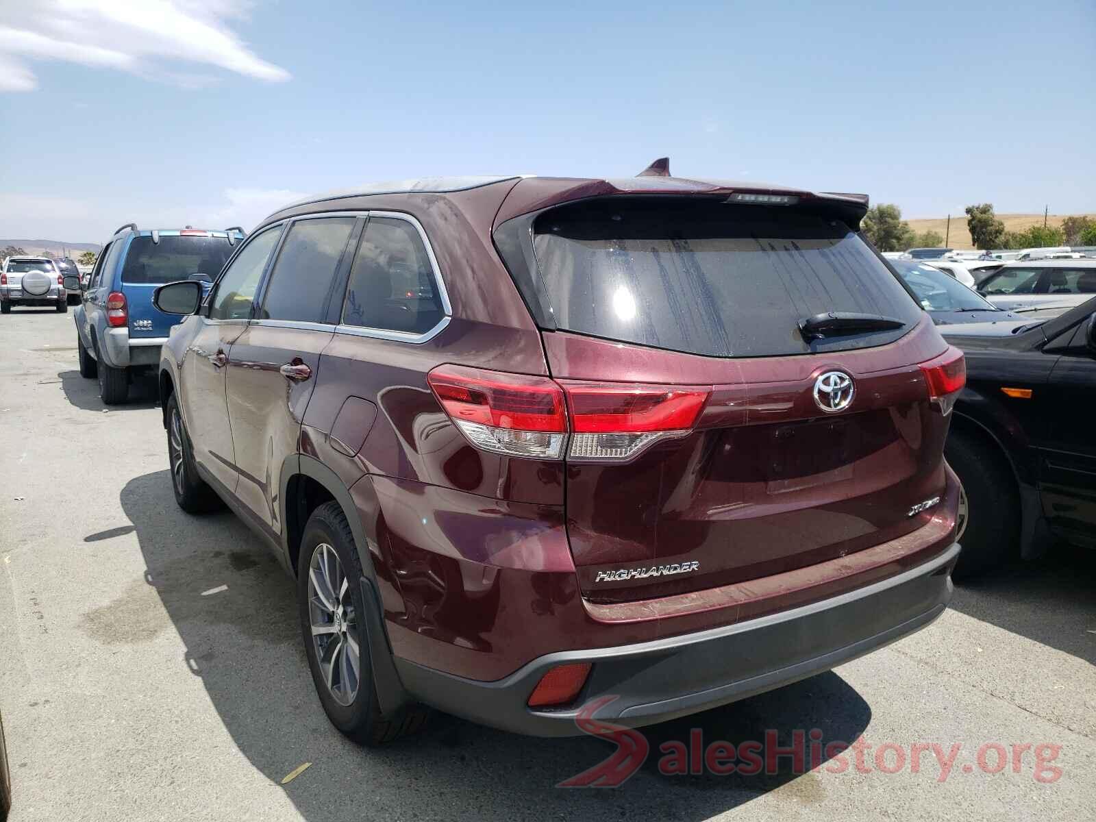 5TDJZRFH5KS919519 2019 TOYOTA HIGHLANDER