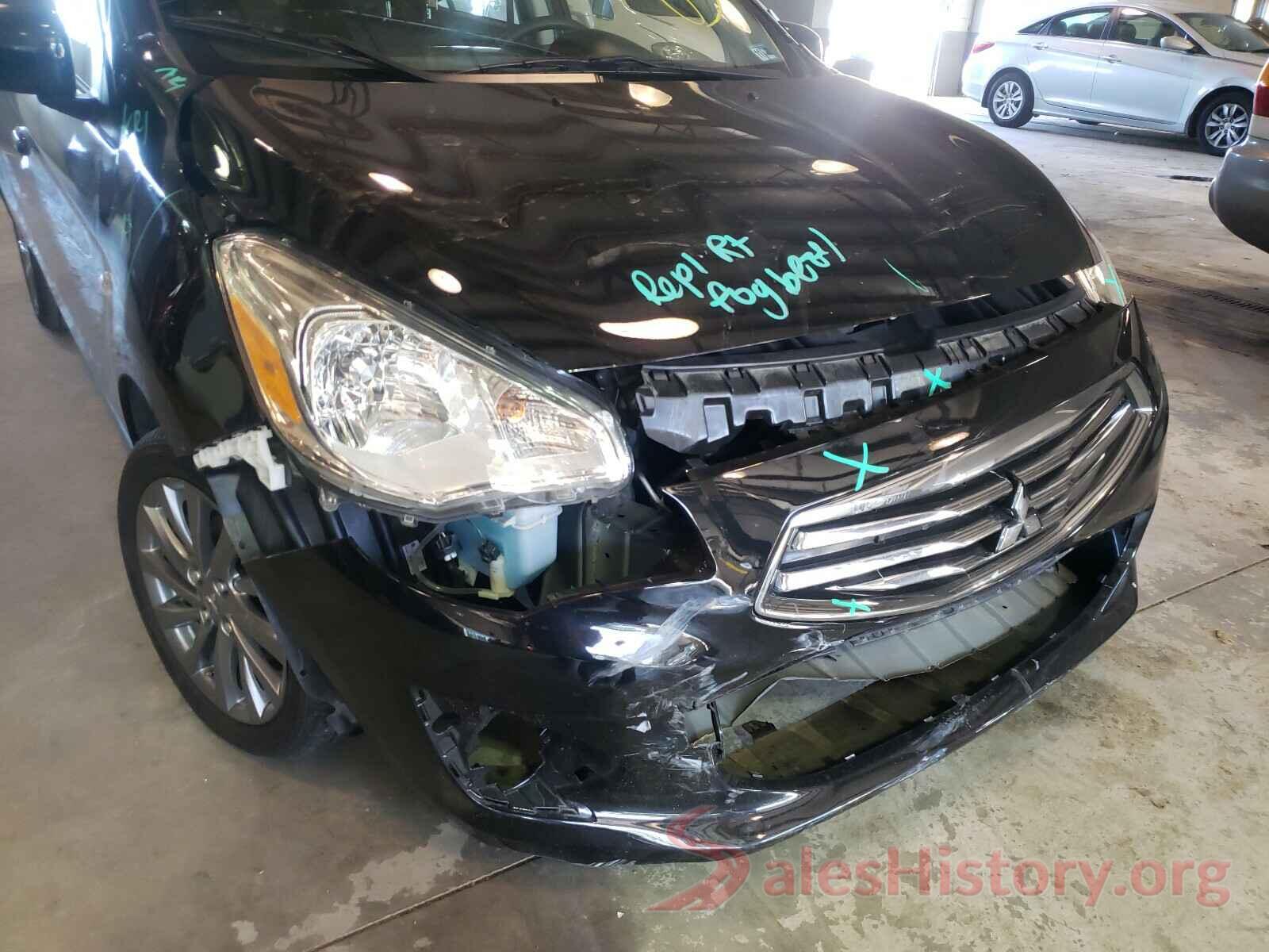 ML32F3FJ2KHF18467 2019 MITSUBISHI MIRAGE