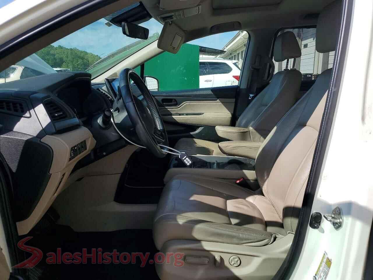 2018 HONDA ODYSSEY VIN 5FNRL6H73JB094302, engine bay