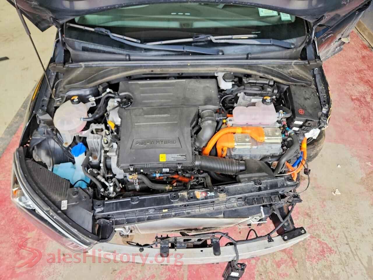 2021 HYUNDAI IONIQ VIN KMHC65LD6MU250697, VIN plate