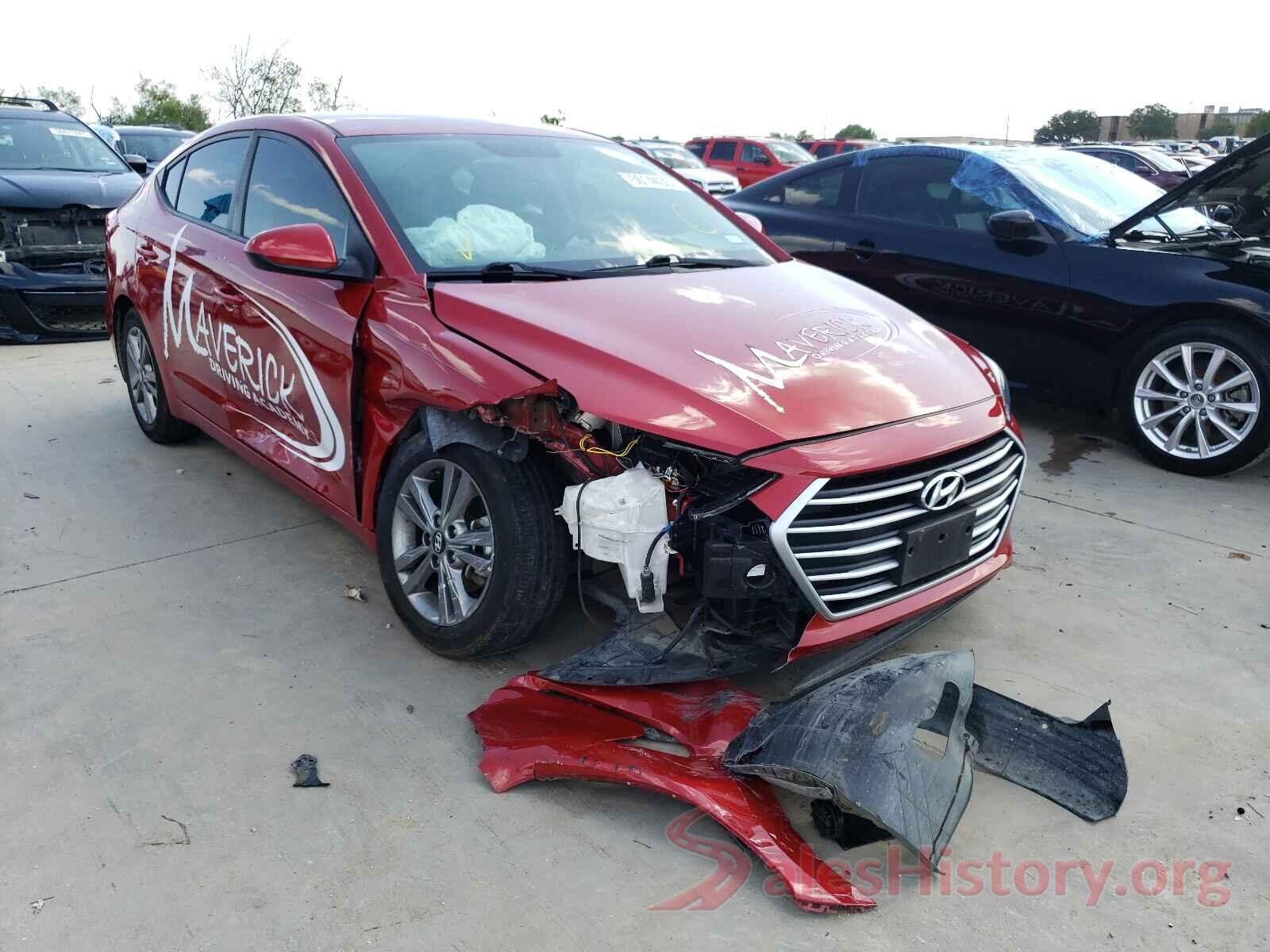 5NPD84LF7JH345337 2018 HYUNDAI ELANTRA