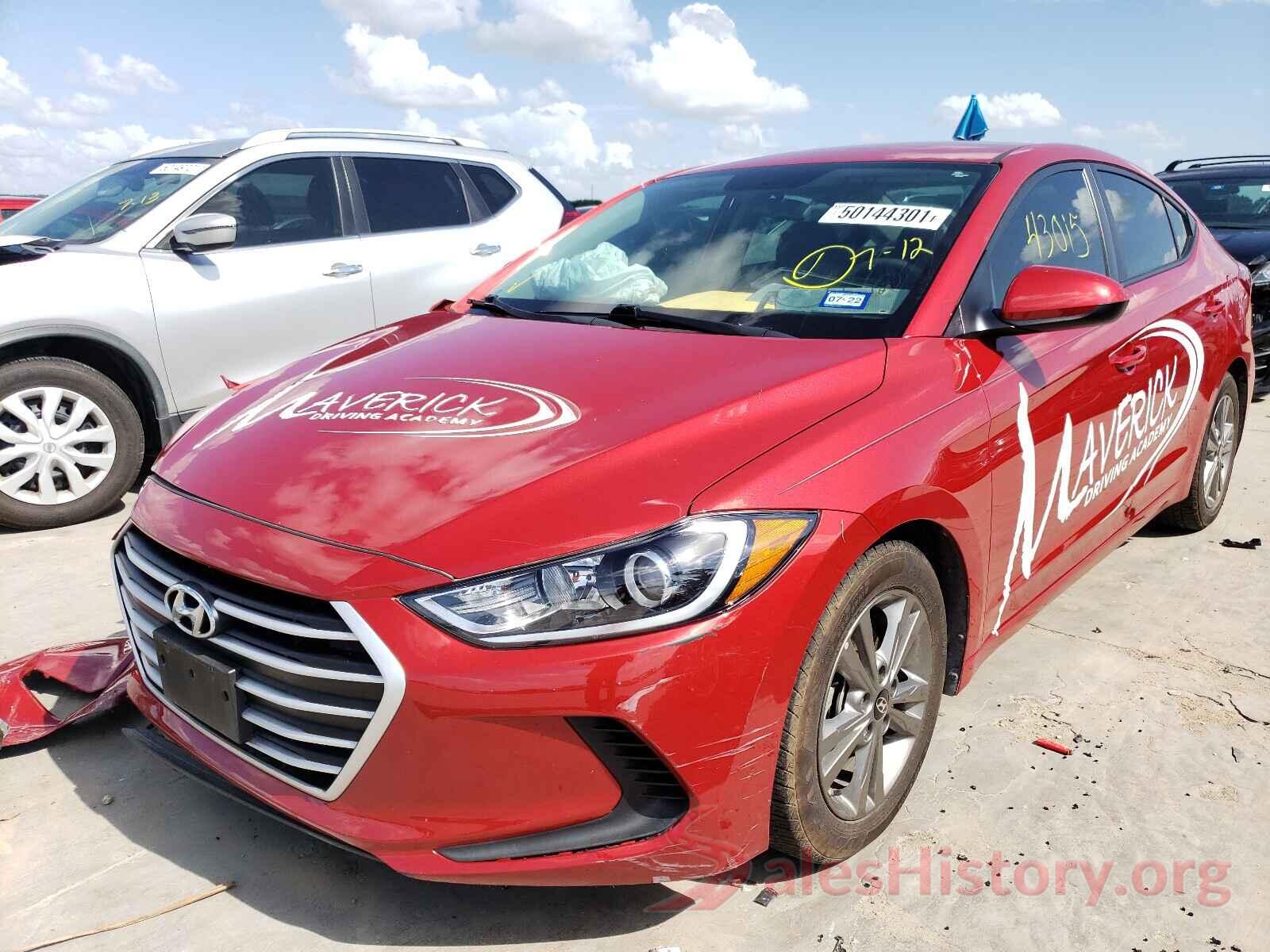 5NPD84LF7JH345337 2018 HYUNDAI ELANTRA