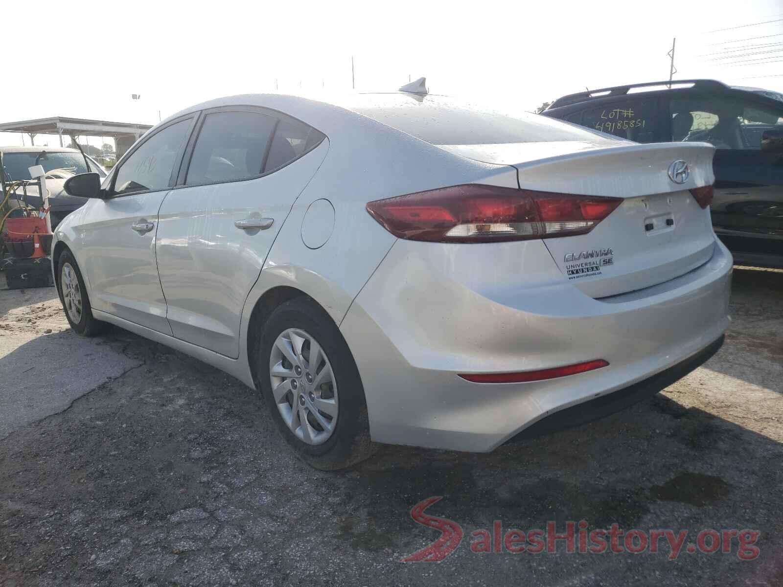 KMHD74LF2HU109449 2017 HYUNDAI ELANTRA