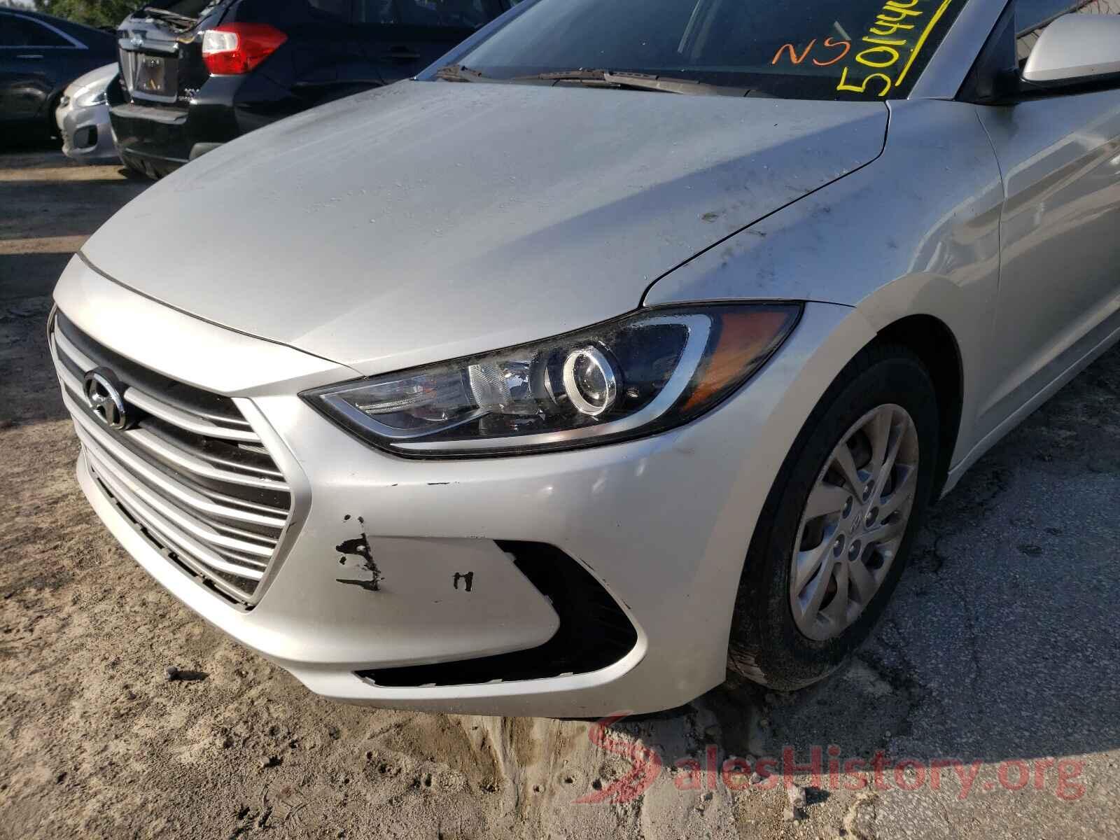 KMHD74LF2HU109449 2017 HYUNDAI ELANTRA