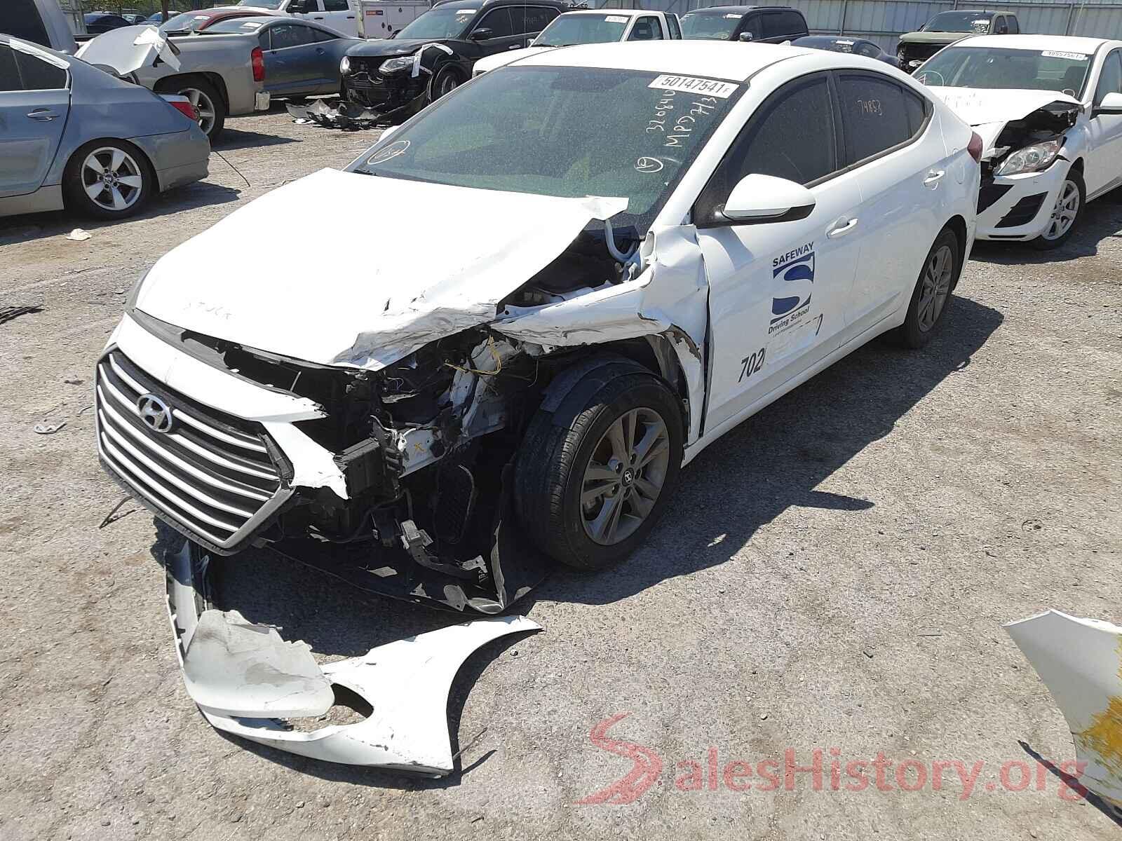 5NPD84LF3JH391277 2018 HYUNDAI ELANTRA