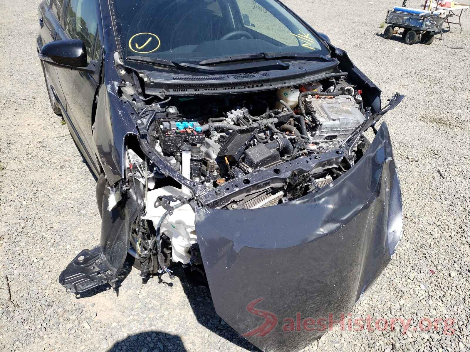 JTDKDTB33H1591629 2017 TOYOTA PRIUS