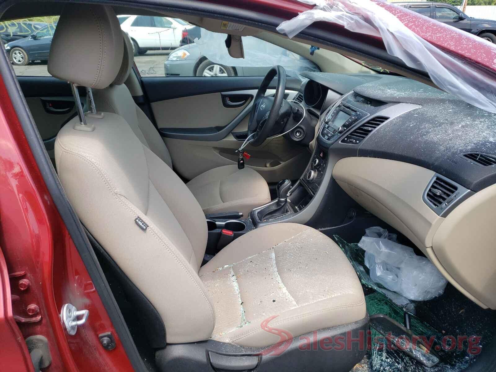 5NPDH4AE2GH770080 2016 HYUNDAI ELANTRA