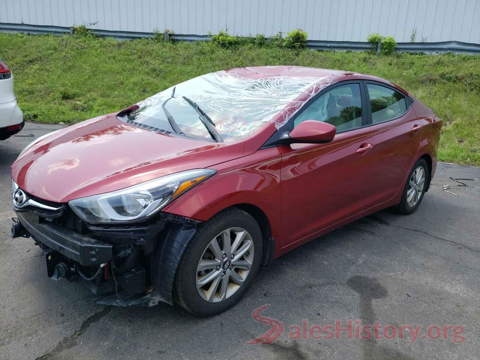 5NPDH4AE2GH770080 2016 HYUNDAI ELANTRA