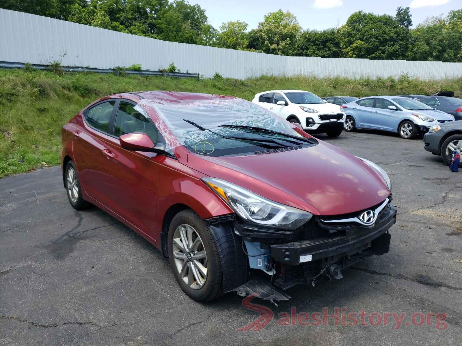 5NPDH4AE2GH770080 2016 HYUNDAI ELANTRA