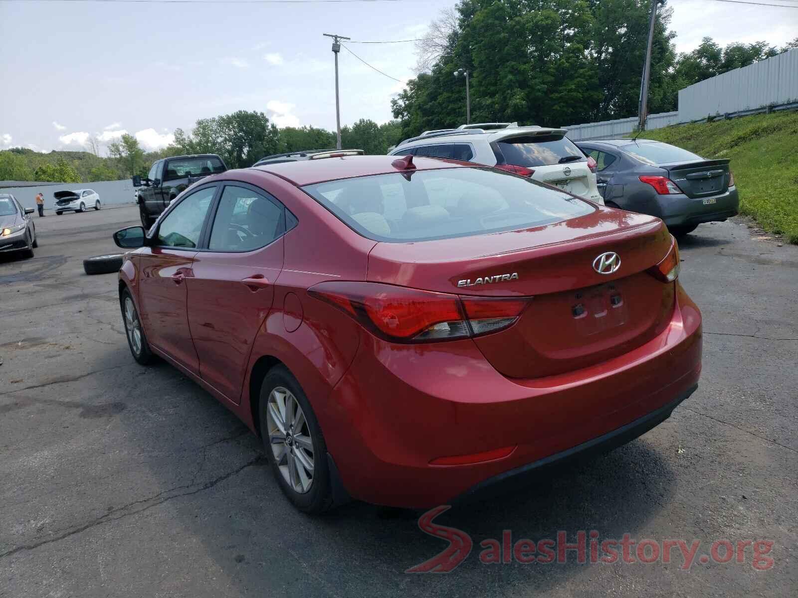 5NPDH4AE2GH770080 2016 HYUNDAI ELANTRA