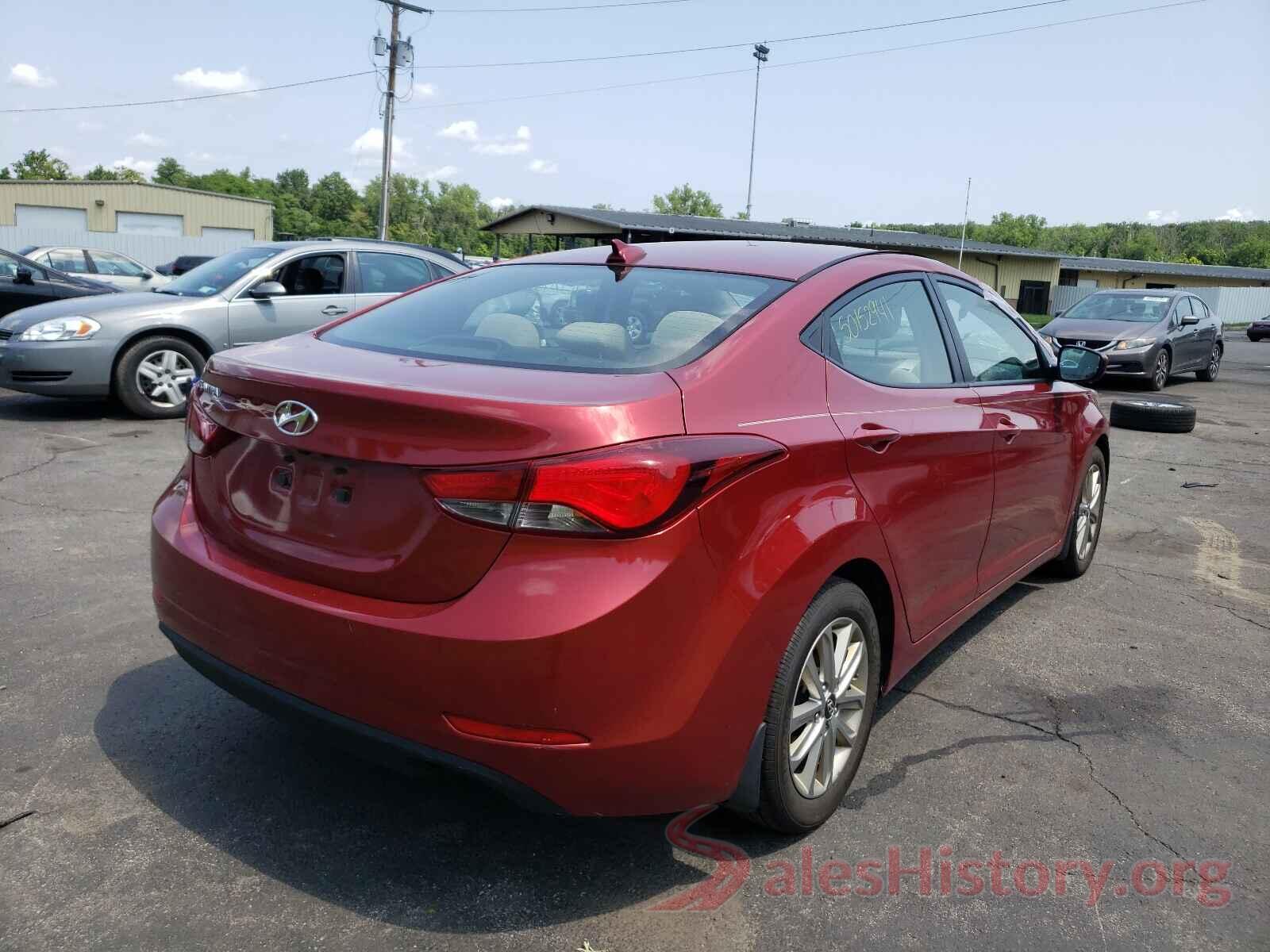 5NPDH4AE2GH770080 2016 HYUNDAI ELANTRA