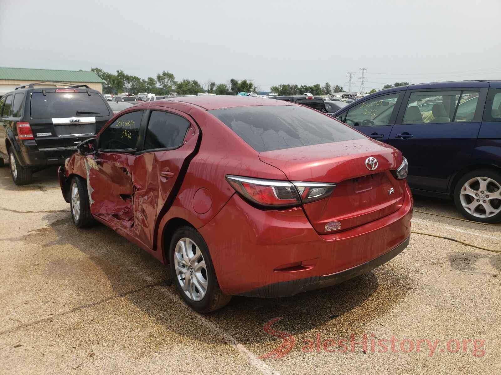 3MYDLBYV3HY178539 2017 TOYOTA YARIS