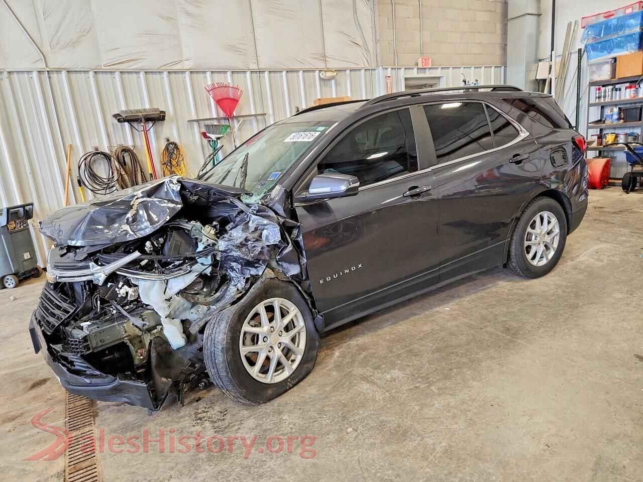 2022 CHEVROLET EQUINOX VIN 3GNAXUEV3NS198379, auction photo