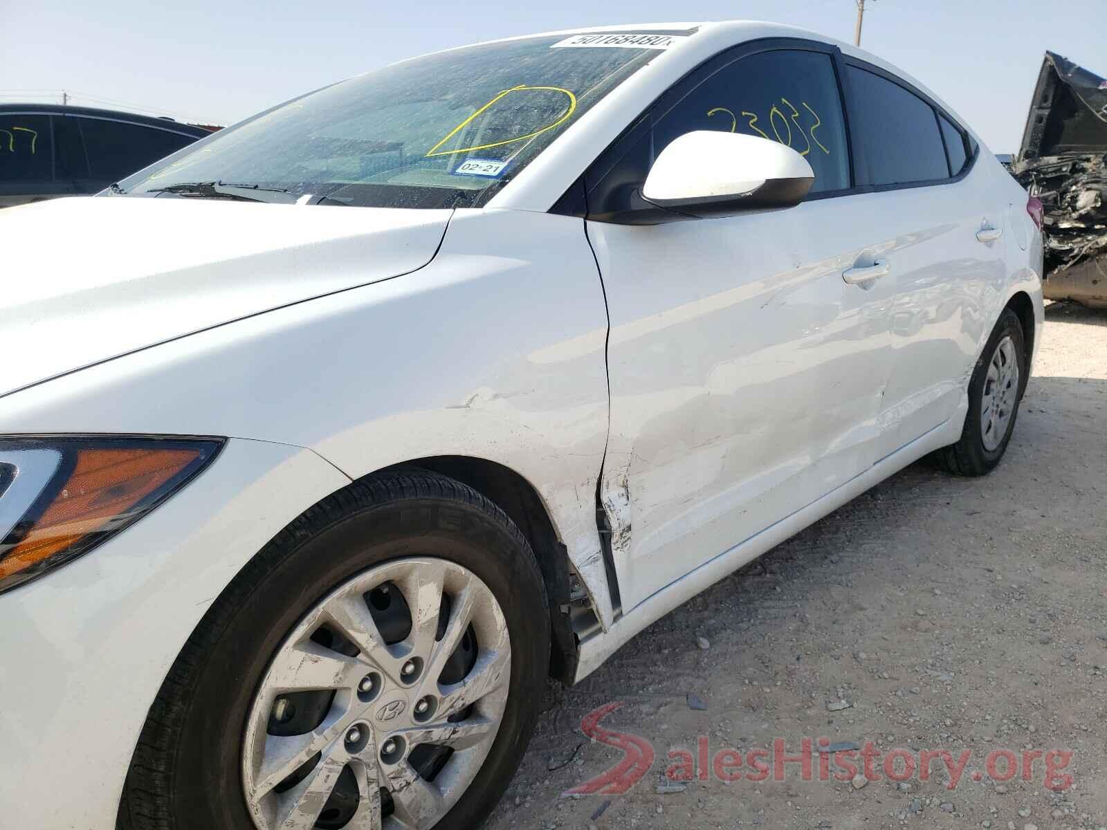 5NPD74LF4JH386009 2018 HYUNDAI ELANTRA