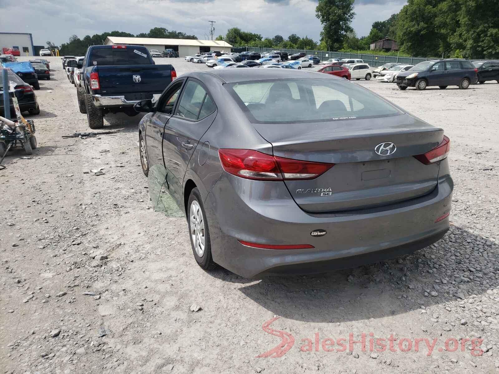 5NPD74LF8JH278847 2018 HYUNDAI ELANTRA