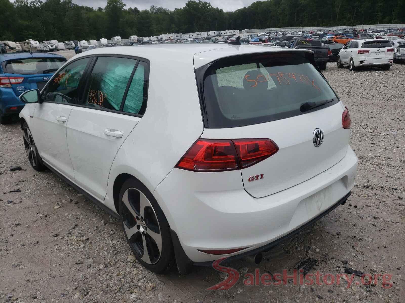 3VW547AU5HM023655 2017 VOLKSWAGEN GTI