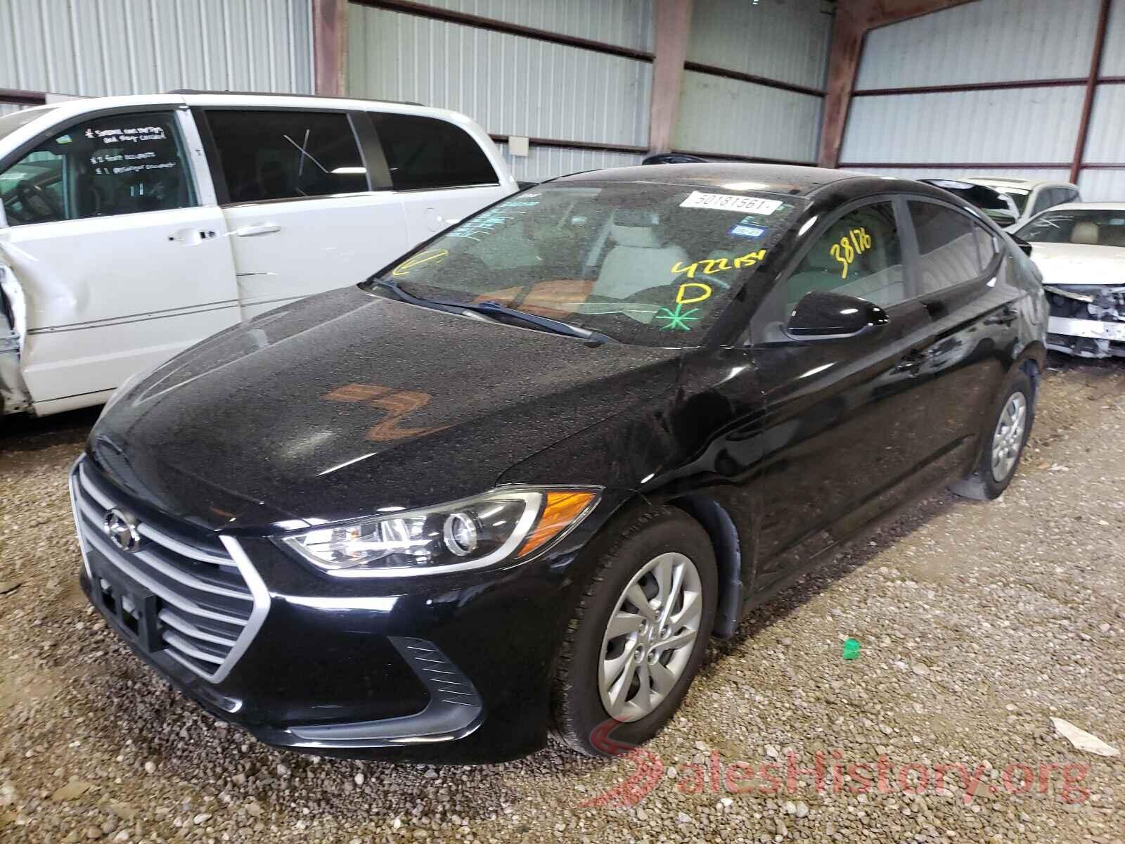 KMHD74LF3HU422154 2017 HYUNDAI ELANTRA