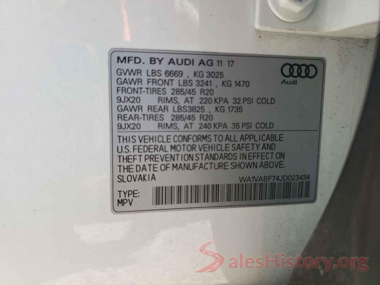 WA1VABF74JD023434 2018 AUDI Q7