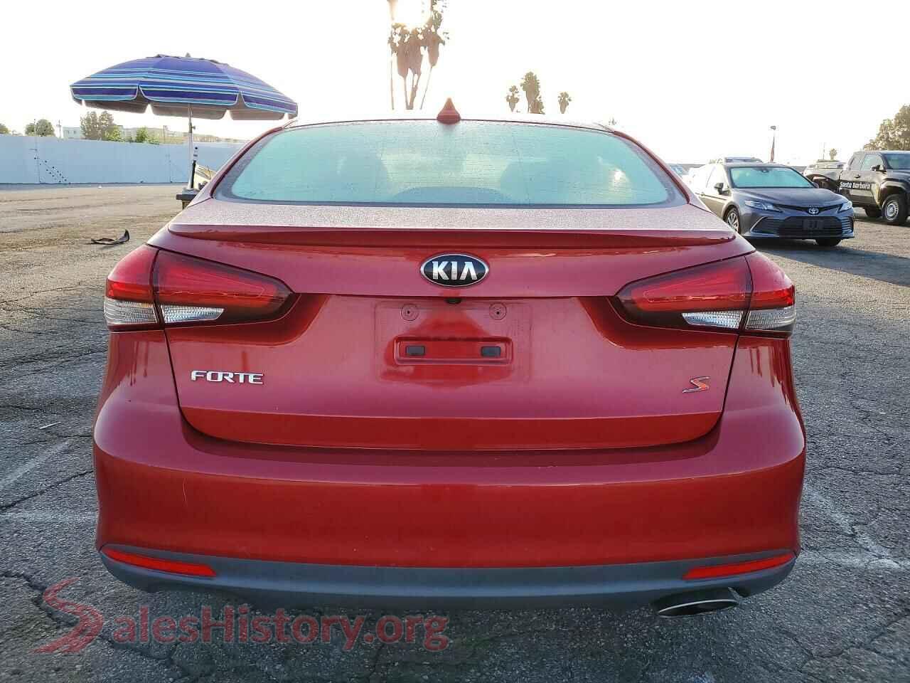 2017 KIA FORTE VIN 3KPFL4A73HE049586, left side view