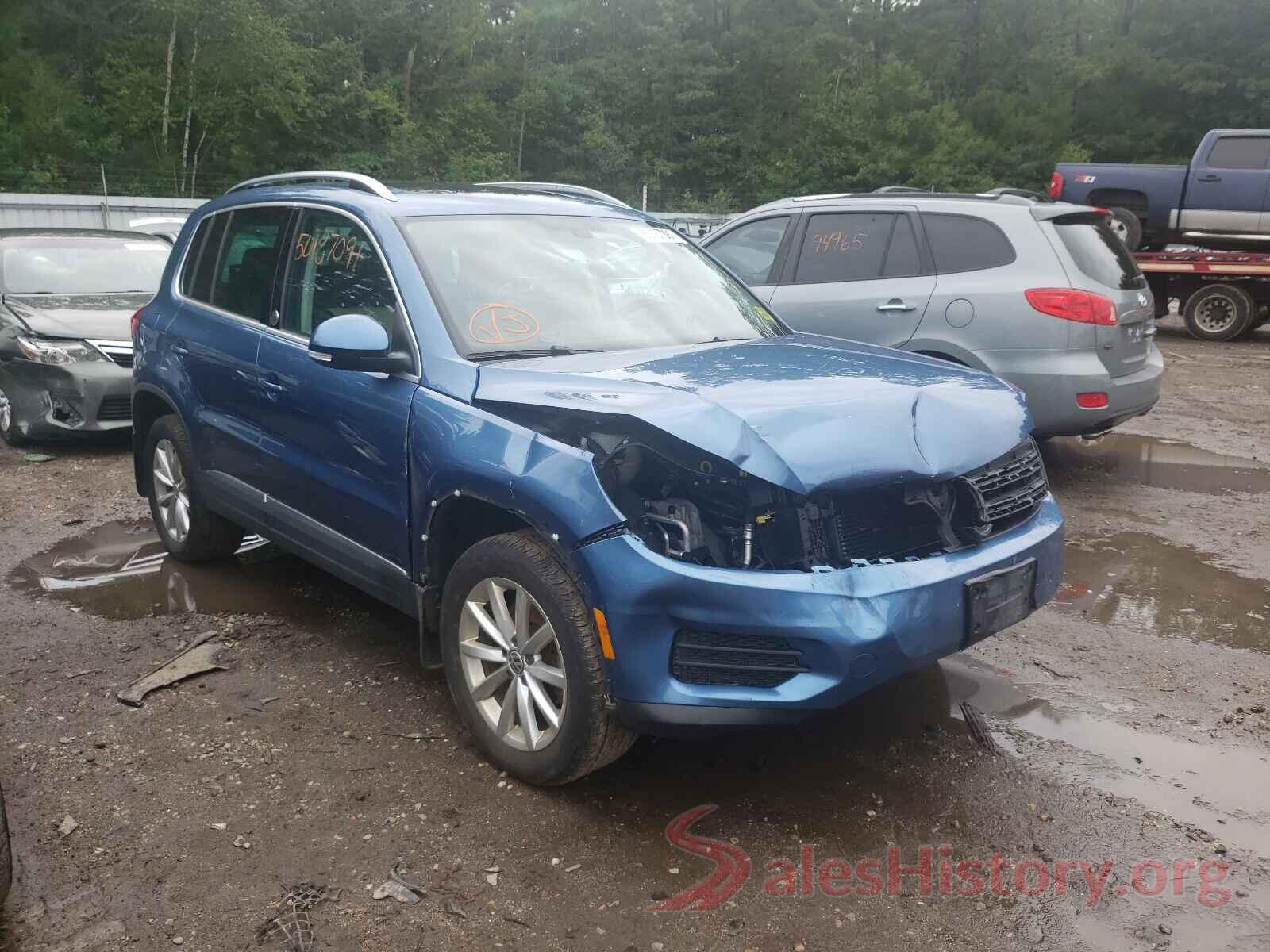 WVGSV7AX7HK003343 2017 VOLKSWAGEN TIGUAN