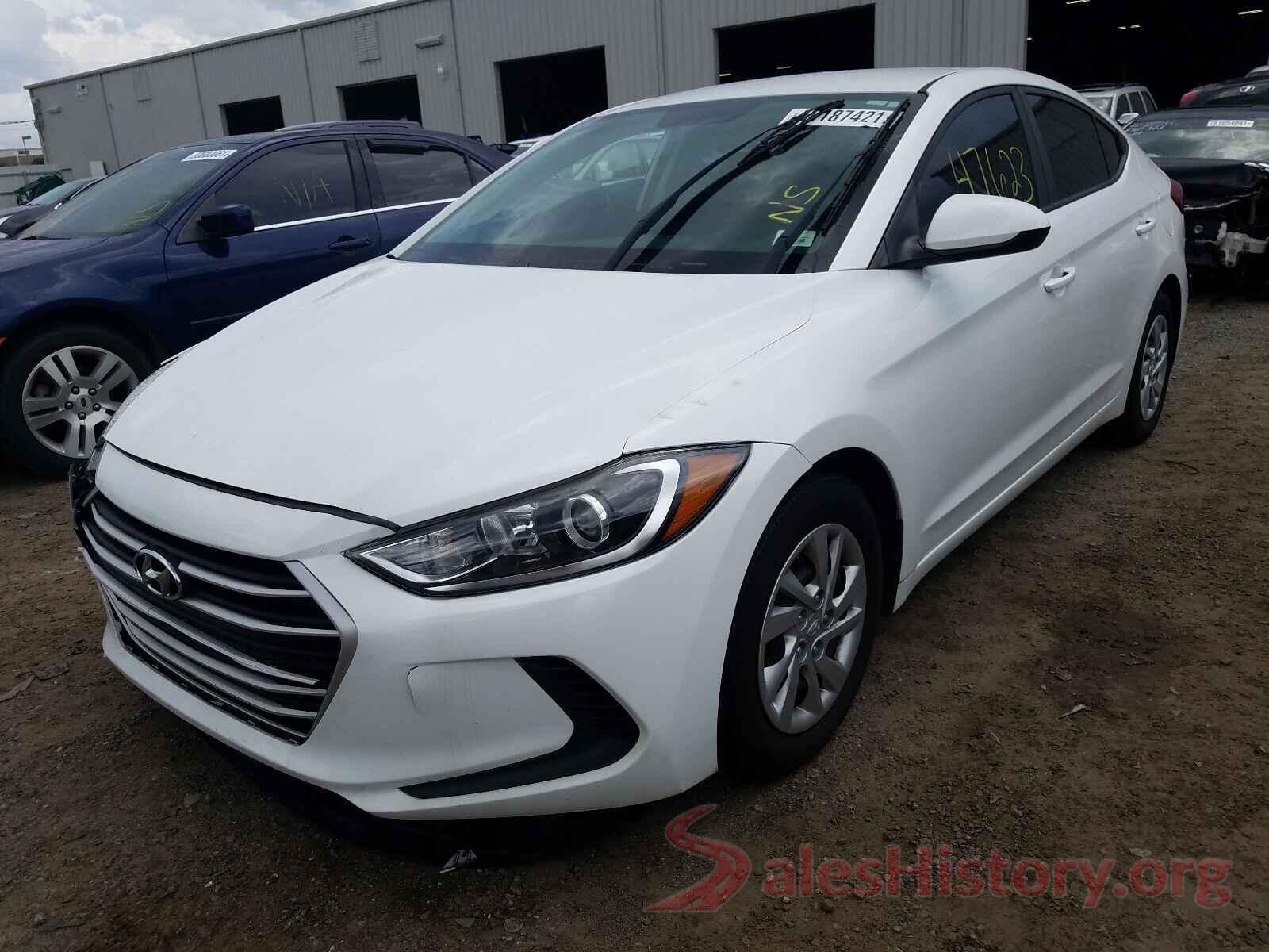 5NPD74LF4HH155329 2017 HYUNDAI ELANTRA