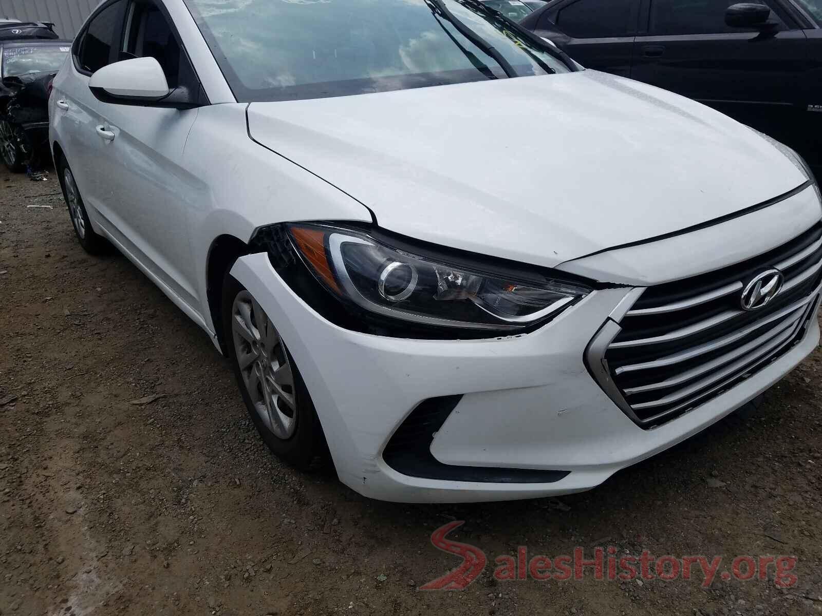 5NPD74LF4HH155329 2017 HYUNDAI ELANTRA