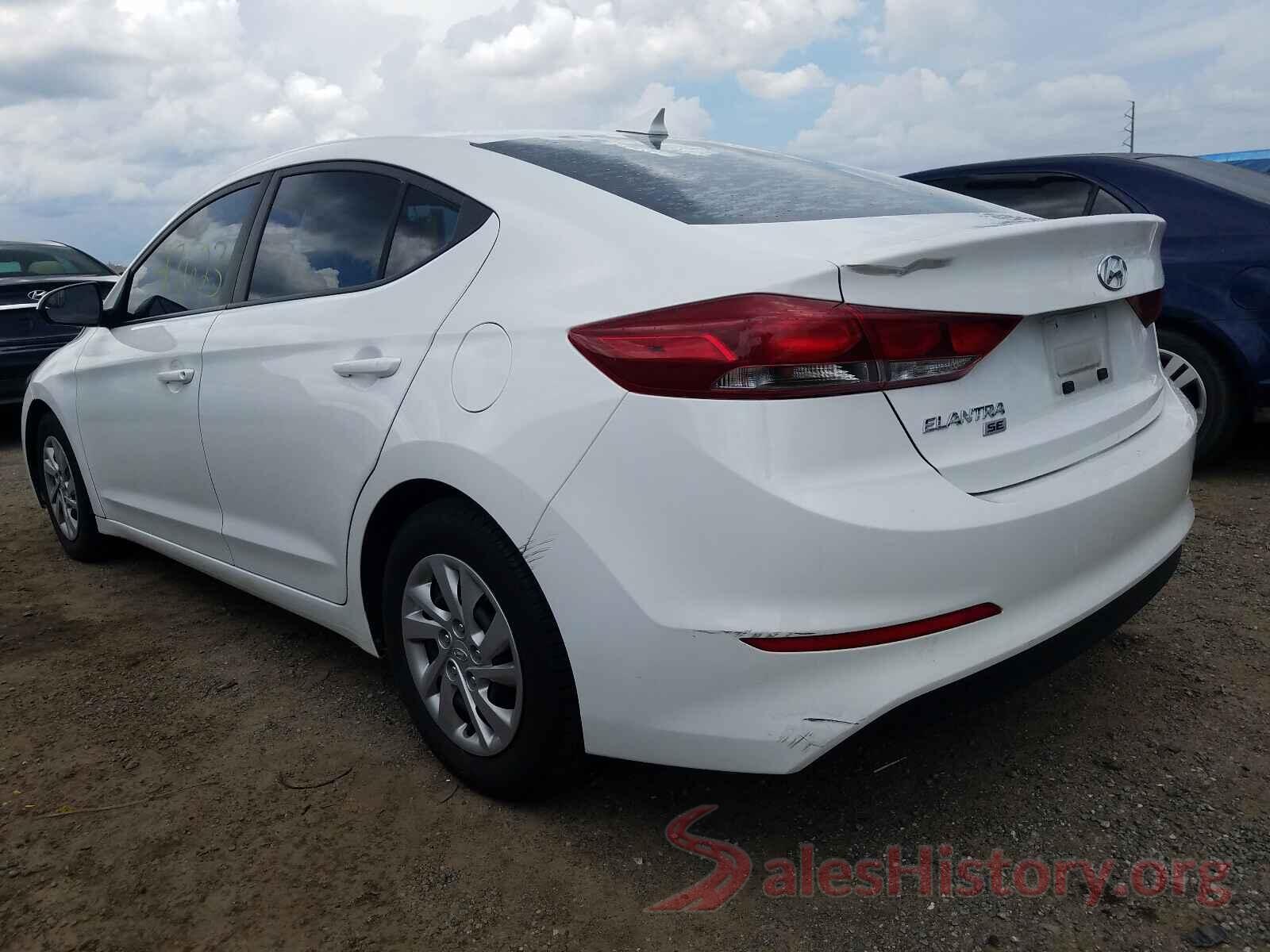 5NPD74LF4HH155329 2017 HYUNDAI ELANTRA