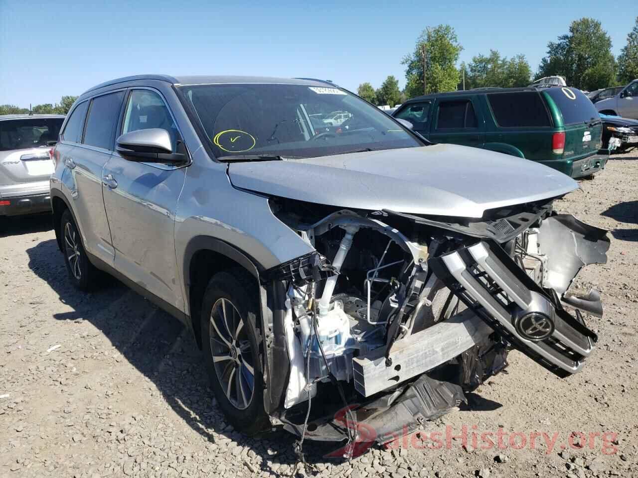 5TDJZRFH8KS622390 2019 TOYOTA HIGHLANDER