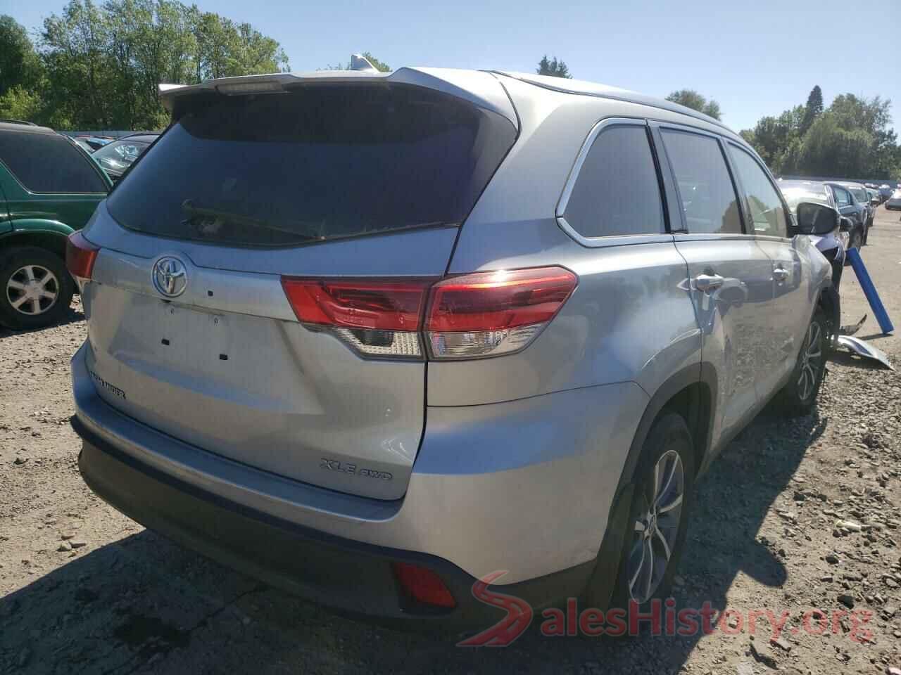 5TDJZRFH8KS622390 2019 TOYOTA HIGHLANDER