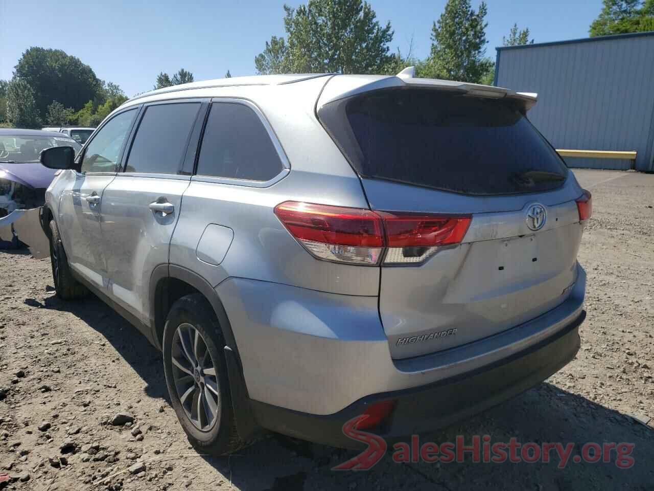 5TDJZRFH8KS622390 2019 TOYOTA HIGHLANDER