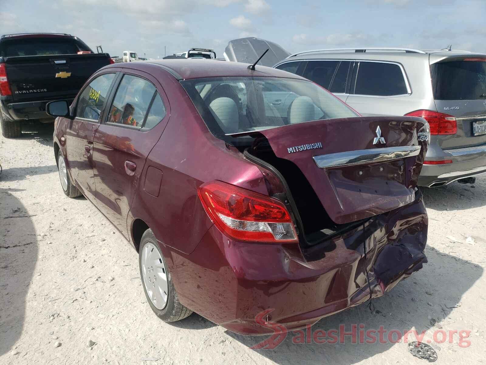 ML32F3FJ8HHF05876 2017 MITSUBISHI MIRAGE