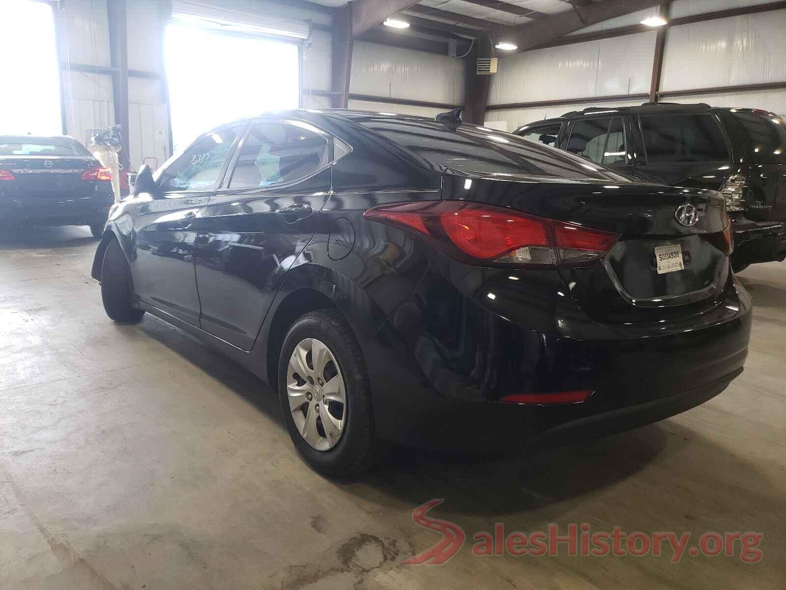 5NPDH4AE3GH764000 2016 HYUNDAI ELANTRA