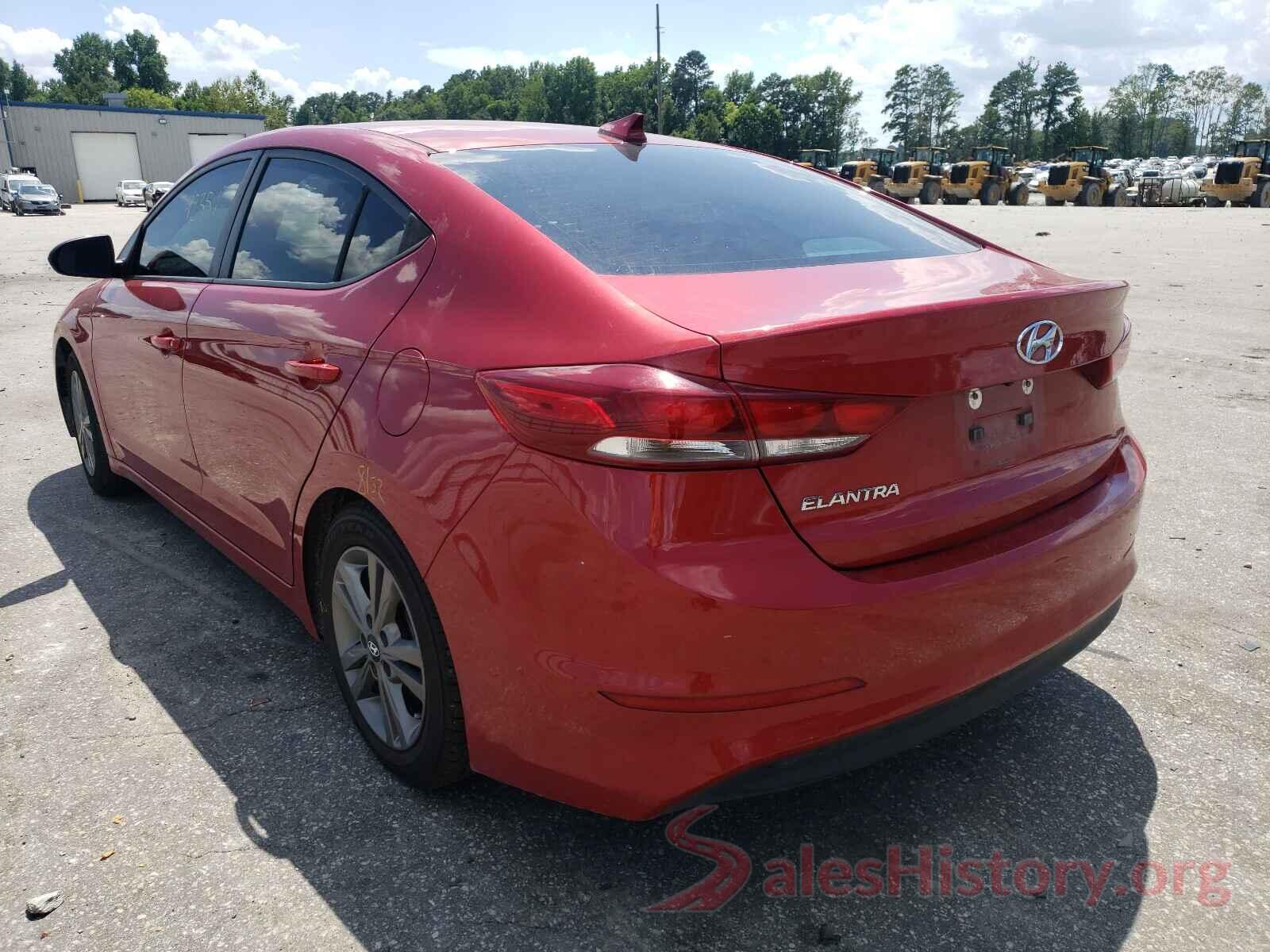 5NPD84LF2JH239457 2018 HYUNDAI ELANTRA