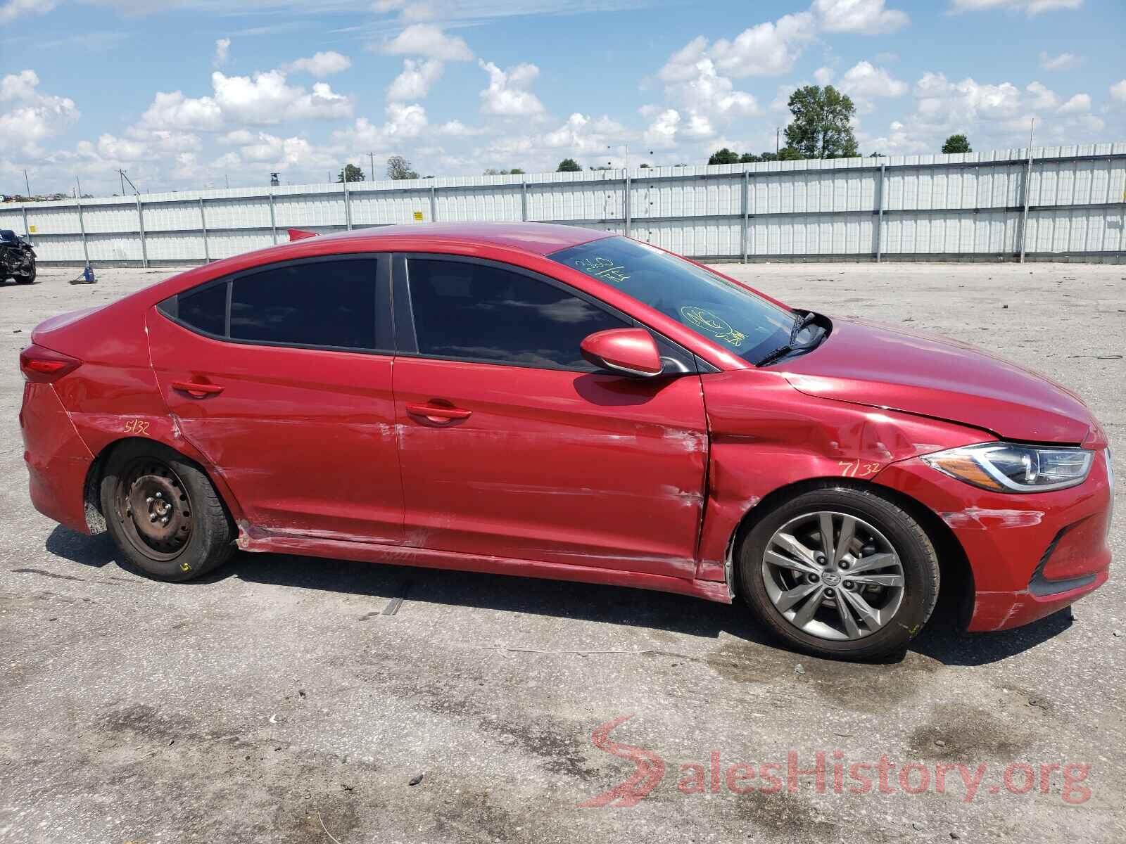 5NPD84LF2JH239457 2018 HYUNDAI ELANTRA