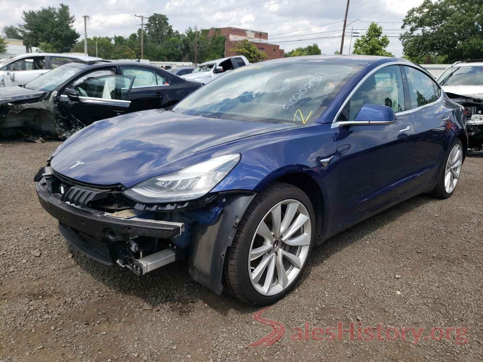 5YJ3E1EB3JF185467 2018 TESLA MODEL 3