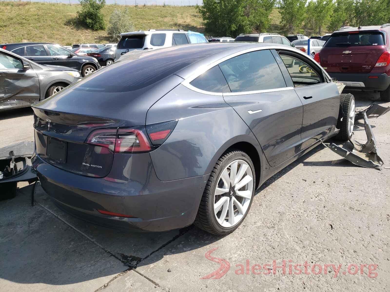 5YJ3E1EB8KF453673 2019 TESLA MODEL 3