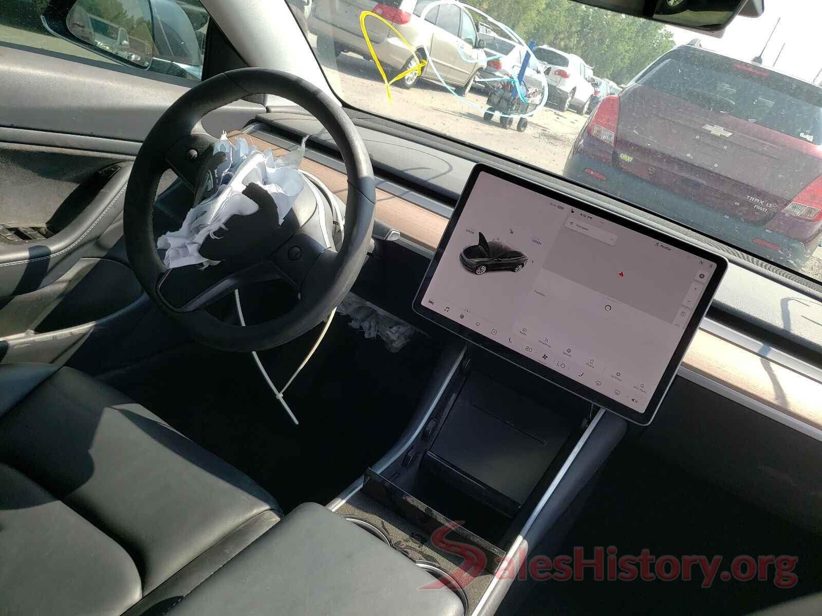 5YJ3E1EB8KF453673 2019 TESLA MODEL 3