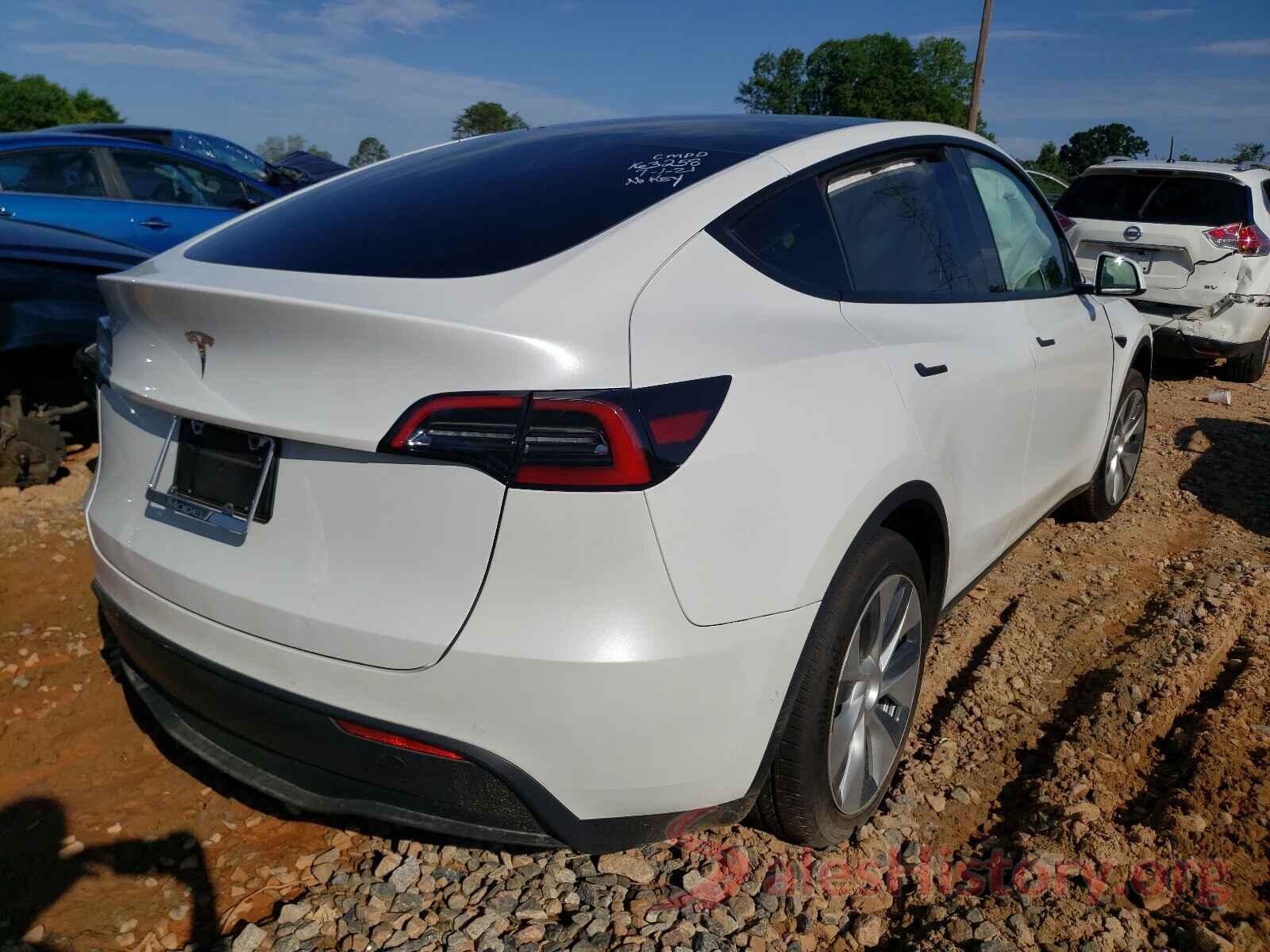 5YJYGDED6MF163258 2021 TESLA MODEL Y