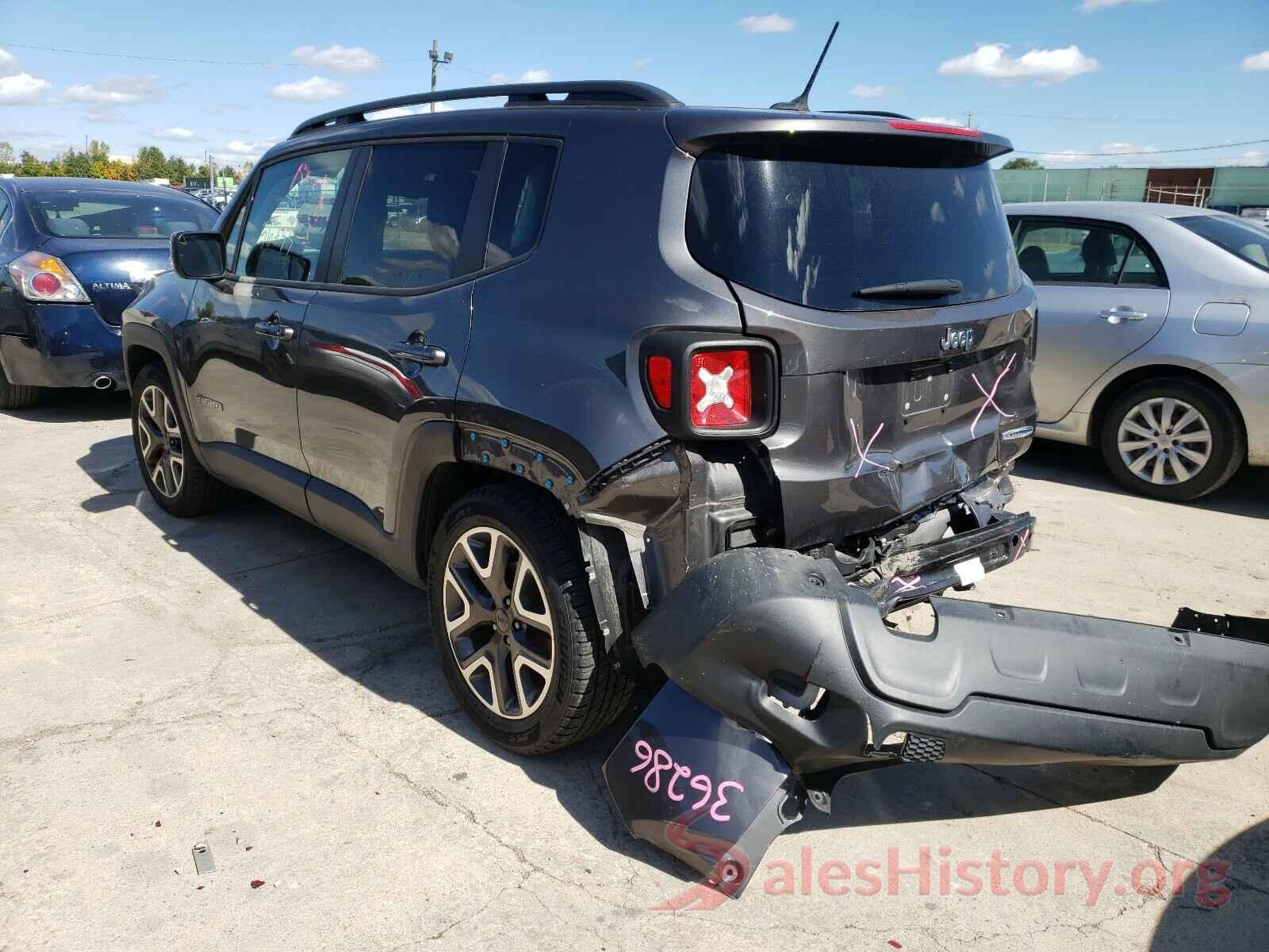 ZACCJABT3GPD18724 2016 JEEP RENEGADE