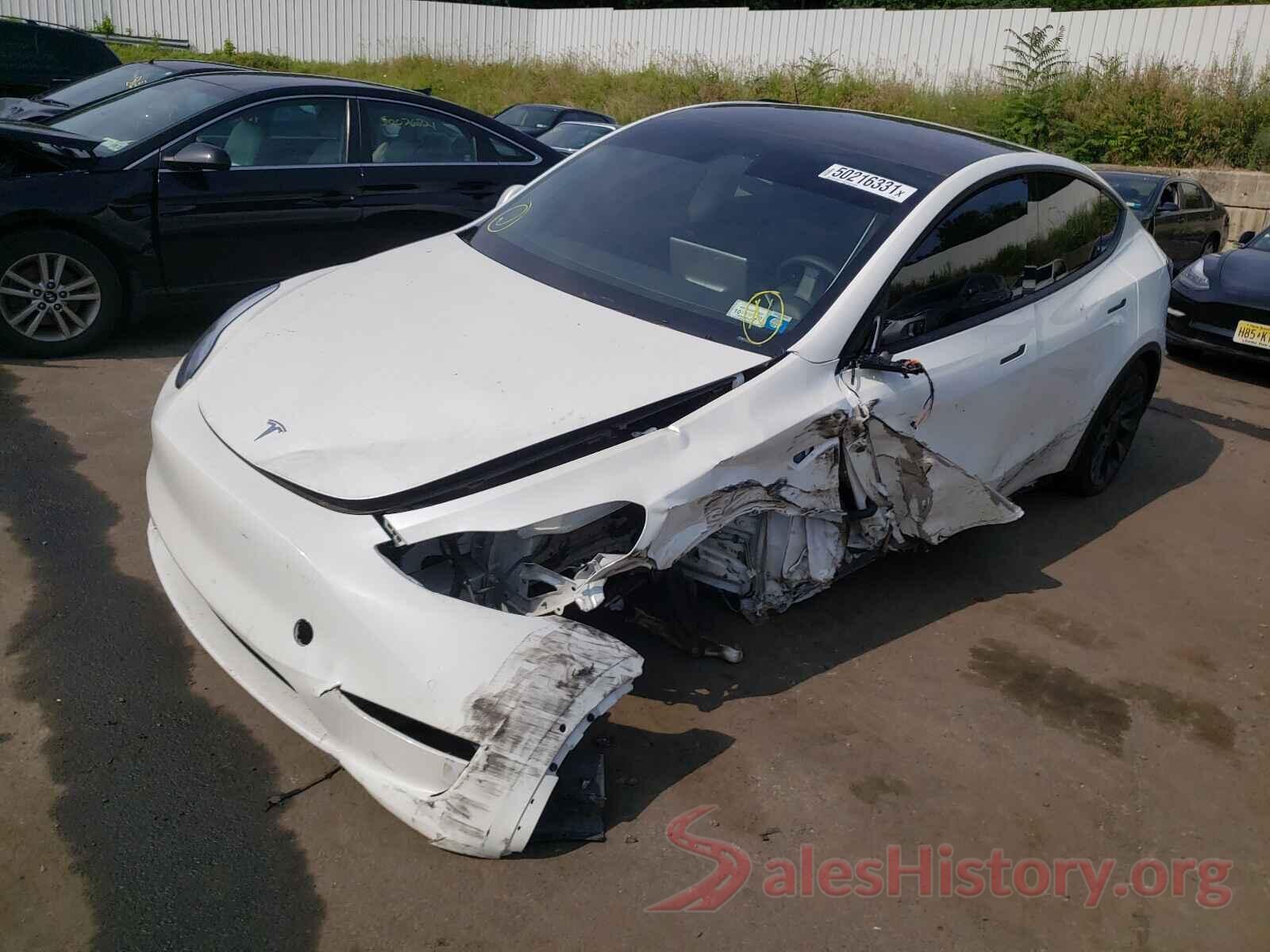 5YJYGDEE2MF060525 2021 TESLA MODEL Y