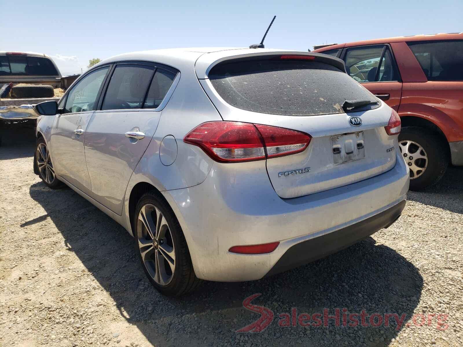 KNAFX5A82G5617739 2016 KIA FORTE