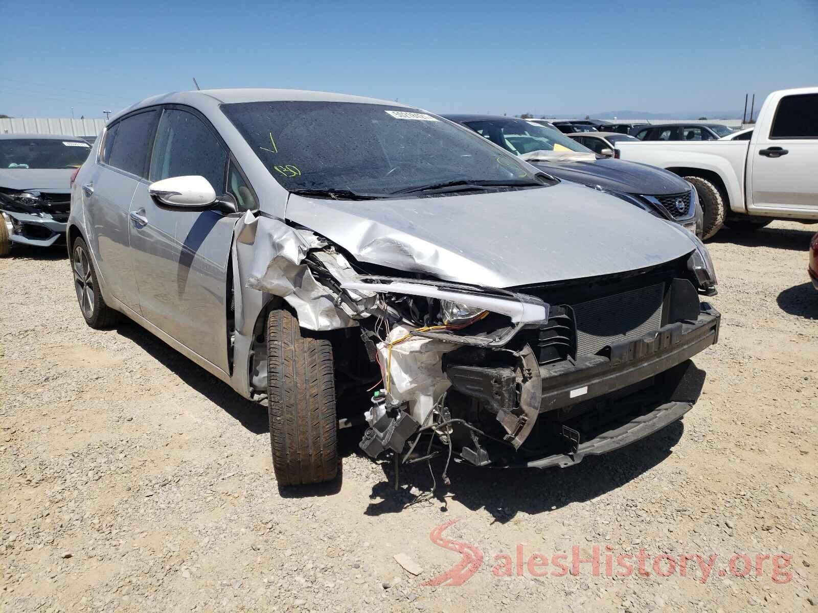 KNAFX5A82G5617739 2016 KIA FORTE