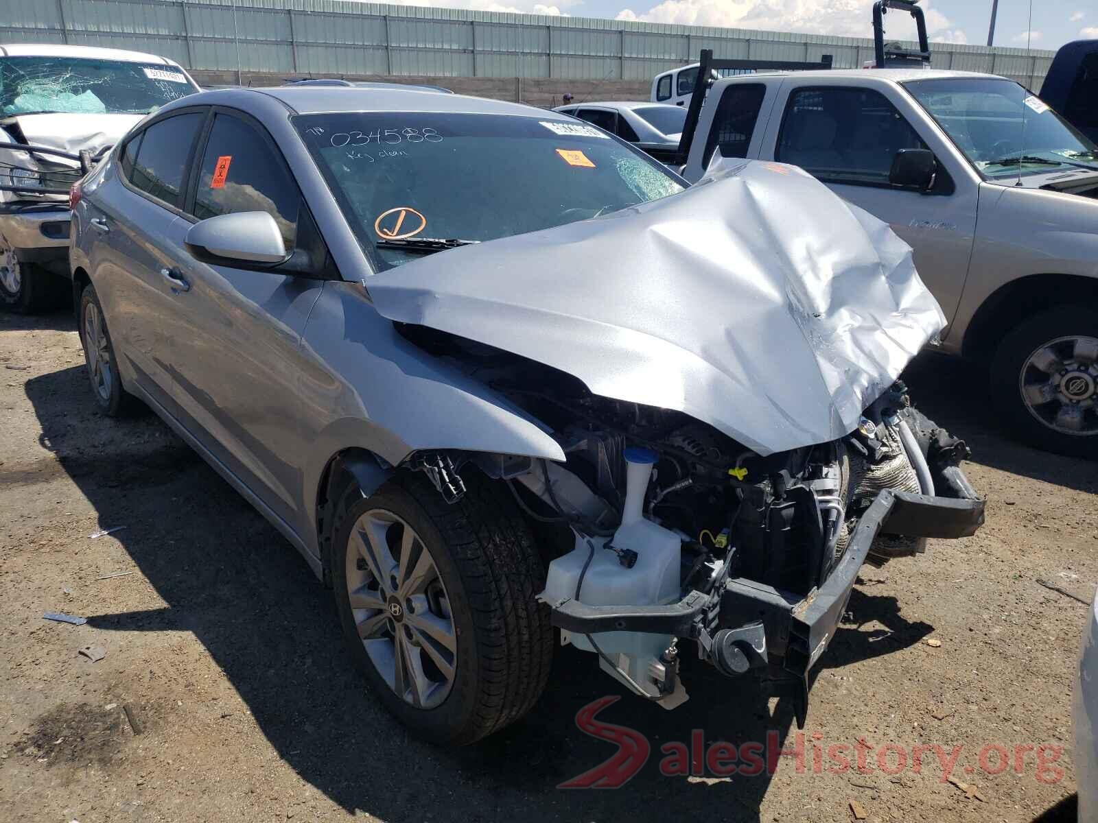 5NPD84LF8HH034588 2017 HYUNDAI ELANTRA